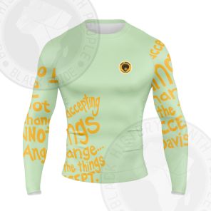 Angela Davis I am Changing The Things Long Sleeve Compression Shirt