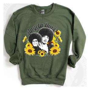 Angela Davis Sunflower Sweatshirt