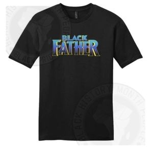 Black Father Panther T-shirt