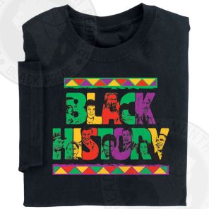 Black History and Black Heros Rasta Kids T-Shirt