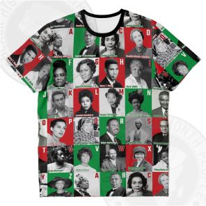 Black History Heroes A To Z T-shirt
