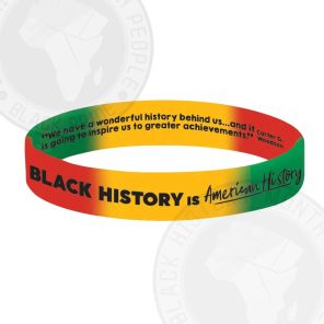 Black History Is American History Silicone Bracelet