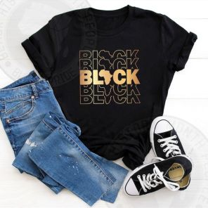 Black History Month Black Africa Shape T-Shirt