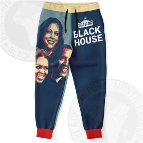 Black House Red Blue Joggers