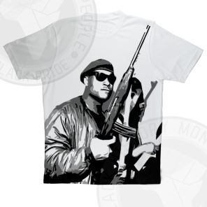 Black Panther Fighters African Soldier T-shirt