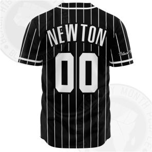 Black Panther Huey P Newton Baseball Jersey