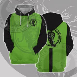 Black Panther Party Green Cosplay Hoodie