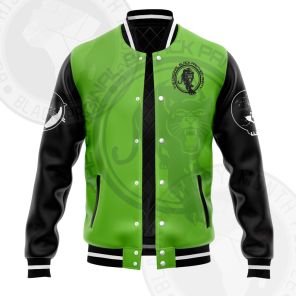 Black Panther Party Green Varsity Jacket