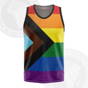 Black Pride Banner Basketball Jersey