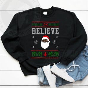 Black Santa Black Guy Christmas Sweatshirt
