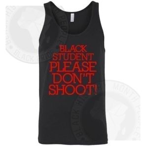 Black Student Please Dont Shoot Tank