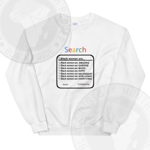 Black Women Search Sweatshirt