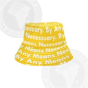 By Any Mean Necessary Gold Bucket Hat