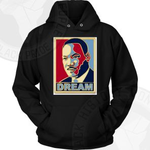 Dr Martin Luther King Red and Blue Hoodie