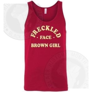 Freckled Face Brown Girl Tank