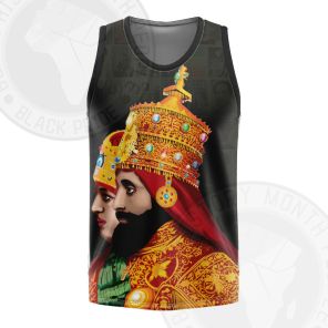 Haile Selassie I Collage Basketball Jersey