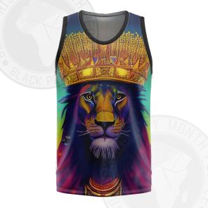 Haile Selassie I Crown And Lion Basketball Jersey