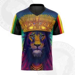 Haile Selassie I Crown And Lion Football Jersey