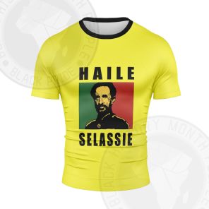 Haile Selassie I Icon Short Sleeve Compression Shirt