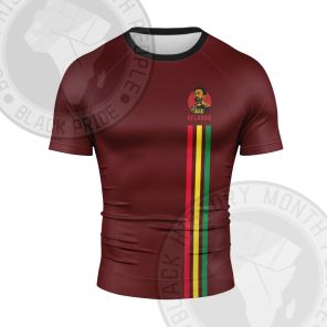 Haile Selassie I King Short Sleeve Compression Shirt