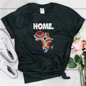 Home is Africa African Pride T-shirt