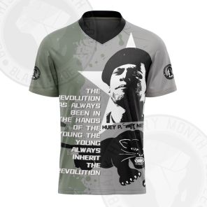 Huey Newton Against Police Brutality Football Jersey