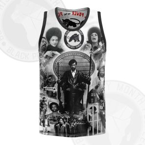 Huey Newton Black Panther Party FLAG Basketball Jersey