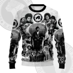 Huey Newton Black Panther Party FLAG Sweatshirt