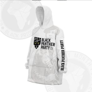 Huey Newton Black Panther Party Justice Snug Oversized Blanket Hoodie