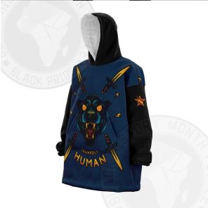 Huey Newton Black Panther Spirit Snug Oversized Blanket Hoodie