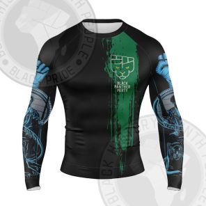 Huey Newton Fight For Liberty Long Sleeve Compression Shirt