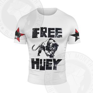 Huey Newton Free Huey Short Sleeve Compression Shirt