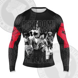 Huey Newton Freedom Black person Long Sleeve Compression Shirt