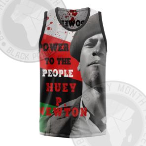 Huey Newton Returning Power To The People Basketball Jersey
