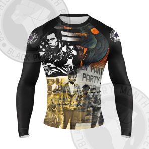 Huey Newton You Have To Pick The Gun Up Long Sleeve Compression Shirt