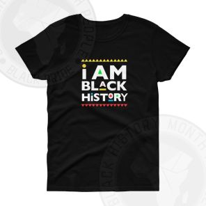 I Am Black History Martin Font Short Sleeve T-Shirt