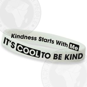 Its Cool To Be Kind Glow-In-The-Dark 2-Sided Silicone Bracelet