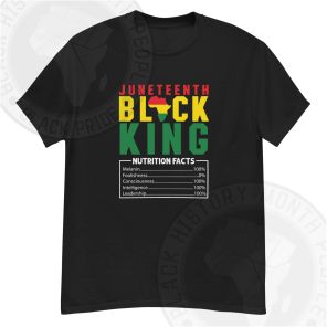 Juneteenth Black King T-shirt