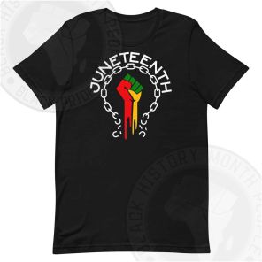 Juneteenth Fist Rasta T-shirt