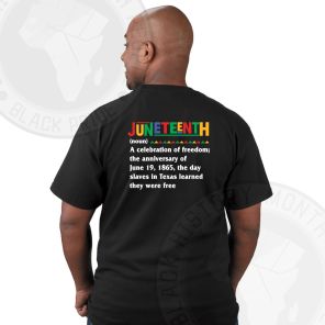 Juneteenth Unisex 2-Sided T-Shirt