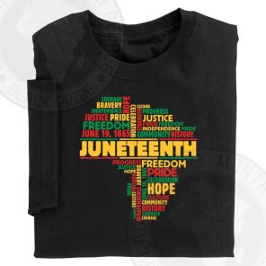 Juneteenth Word Cloud Unisex T-Shirt