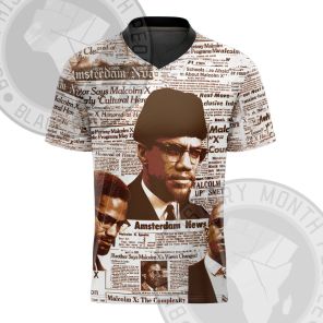 MALCOLM X All Over Print Football Jersey