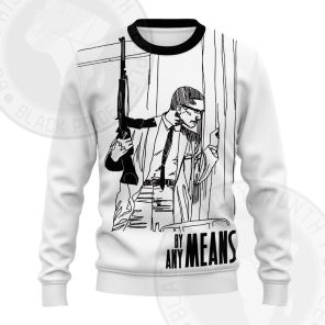 Malcolm X By Any Means Necessary Sweatshirt