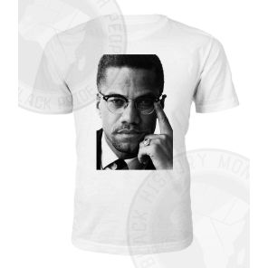 Malcolm X Classic Thinking Posture T-shirt