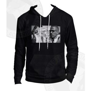 Malcolm X Freedom Cant Wait Hoodie