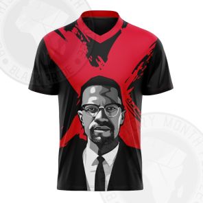 Malcolm X Justice Freedom Football Jersey