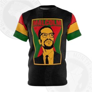 Malcolm X Pan-African Tri T-shirt