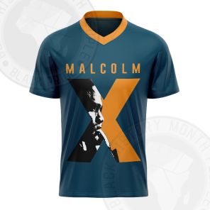 Malcolm X Pattern Football Jersey