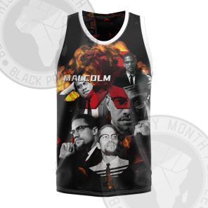 Malcolm X Picture Basketball Jersey