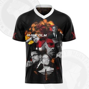Malcolm X Picture Football Jersey